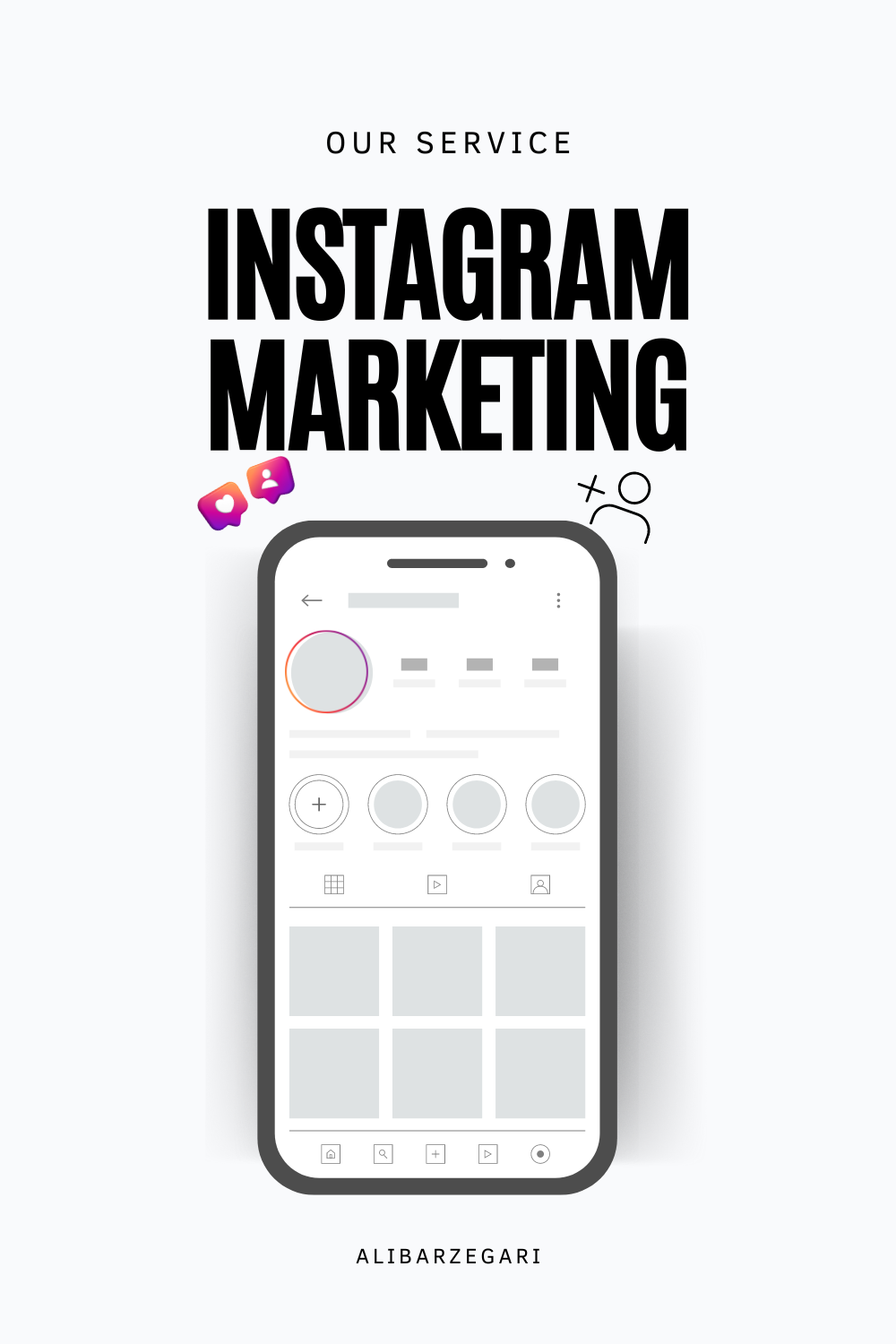 instagram marketing | اینستاگرام | علی برزگری
